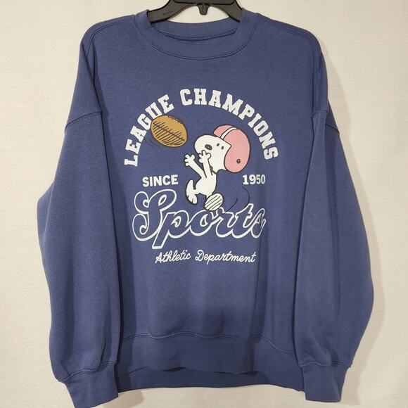 Snoopy League Champions Sweatshirt men's XS - Picture 1 of 7